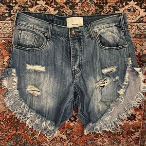 One Teaspoon Frankies Cut-off shorts